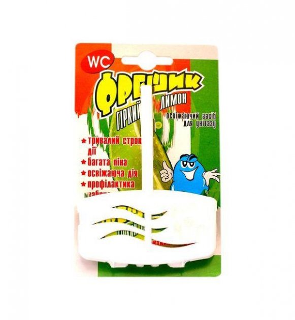 Блок для унітазу ФРЕШИК конт.ГІРКИЙ ЛИМОН 40г